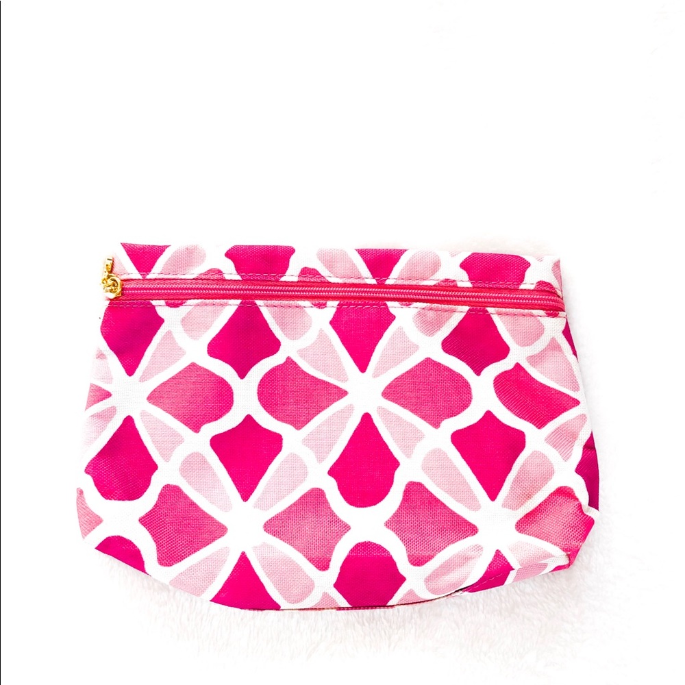 🦋Pink & White Floral Estée Lauder Makeup Bag